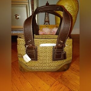 COACH MINI CC SIGNATURE TOTE